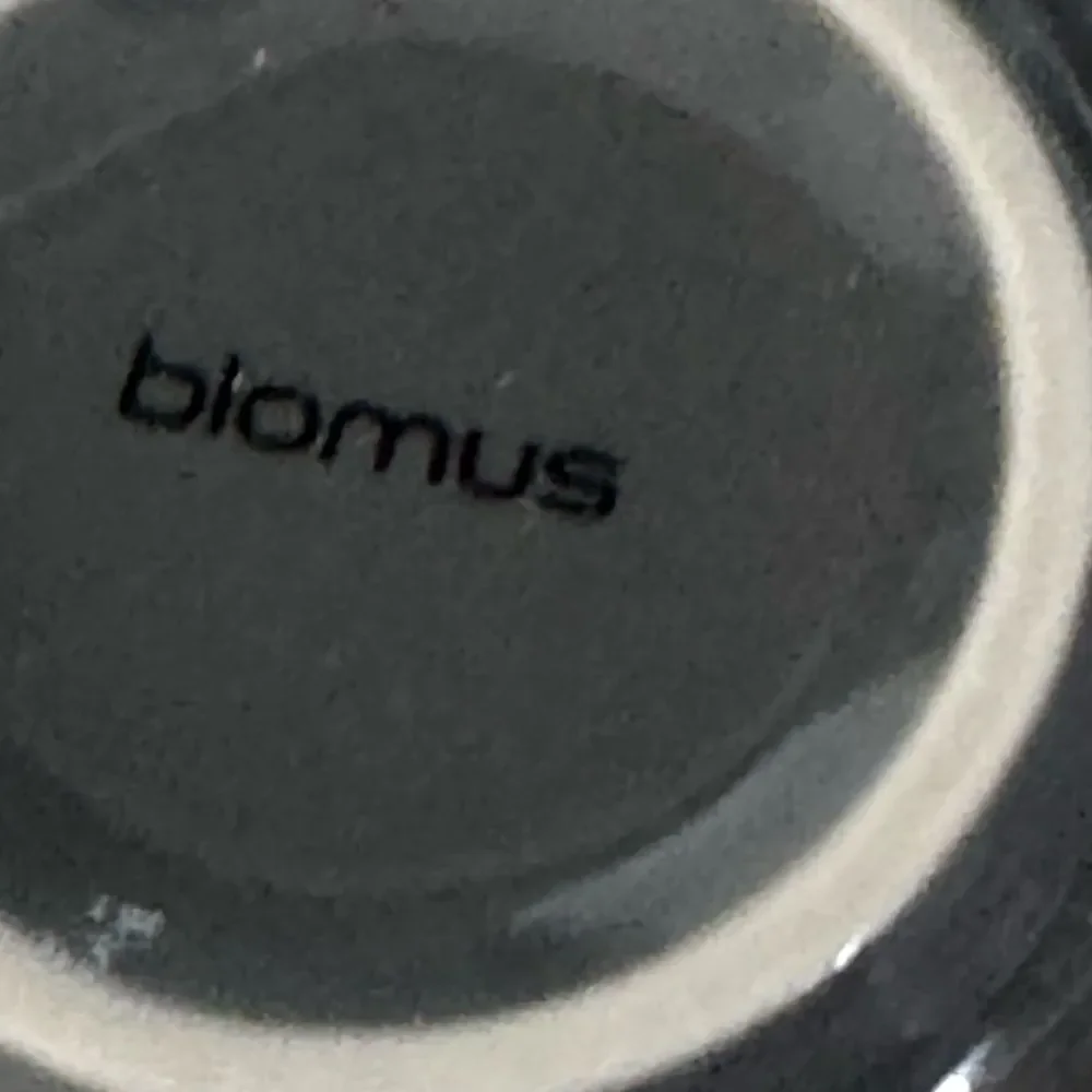 Blomus Gray Ceramic Cup and Saucer Set